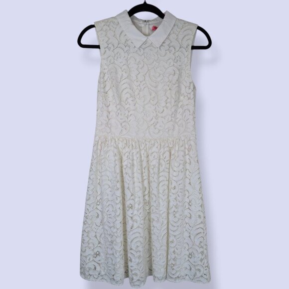 Betsey Johnson White Lace Dress - Picture 4 of 6